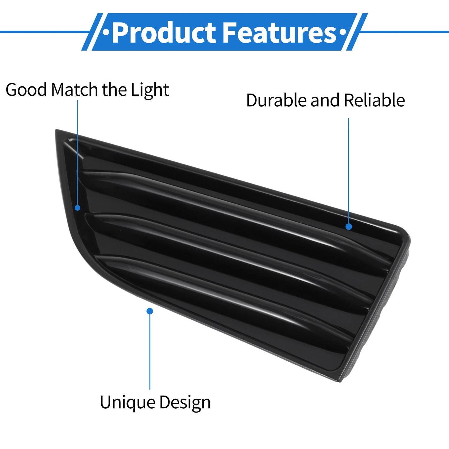 1 x Front Left Fog Light Grill for Chevrolet Traverse (2022 - 2023)