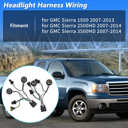 Headlight Wiring for GMC Sierra 1500 2500HD 3500HD (2007-2013)
