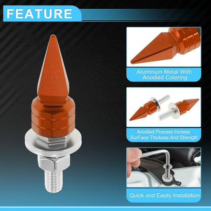 License Plate Screws Cover 5.4 cm 4 pcs for Universal Motorcycle