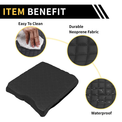 Microfiber Leather Center Console Cover for Ford F-150 (2015-2020)