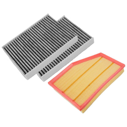 Engine & Cabin Air Filter Combo for BMW 5 6 Series E60 E61 E63 E64 (2006-2010)