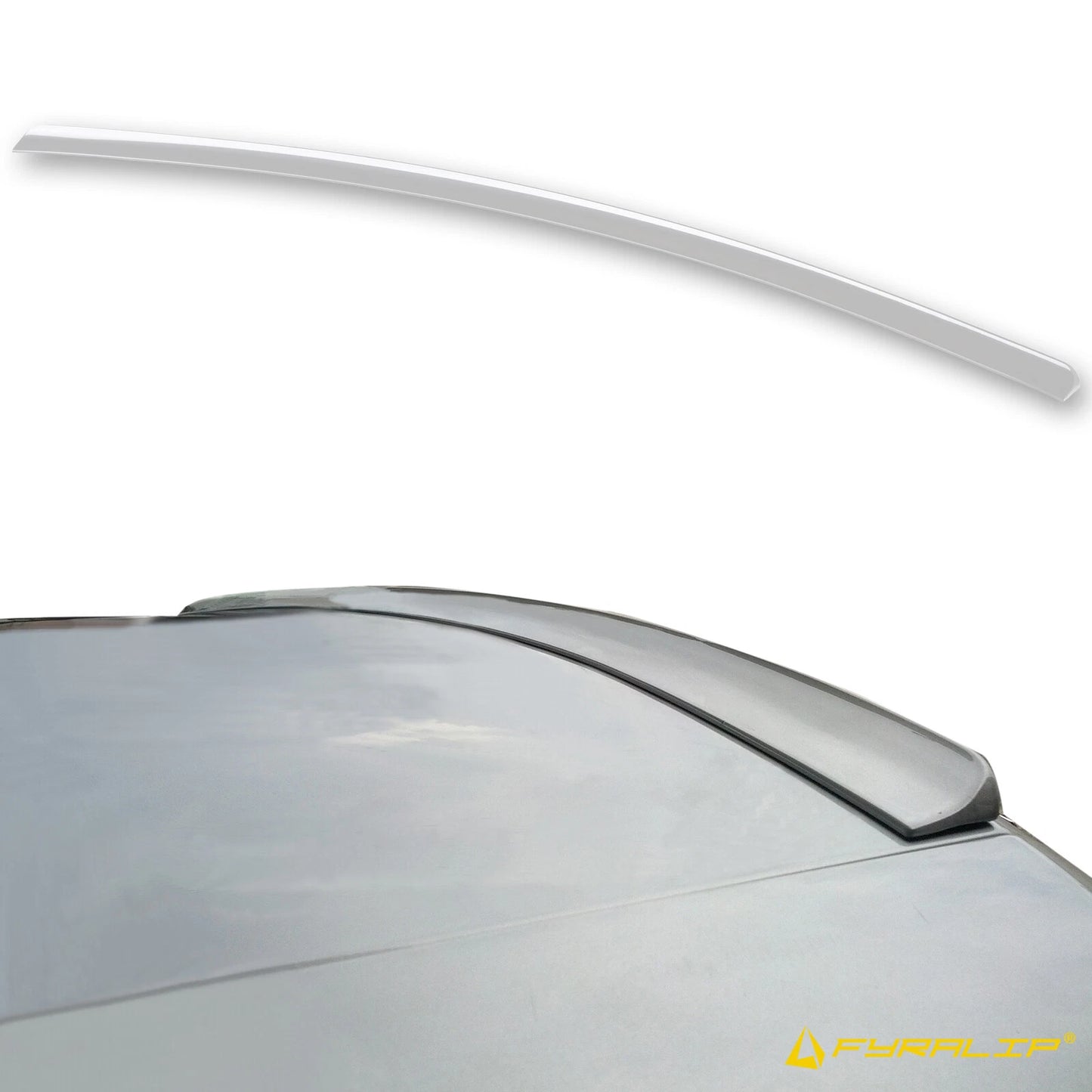 309 Silver Boot Lip Spoiler for Saab 9-3 2nd Sedan (2003-2012)