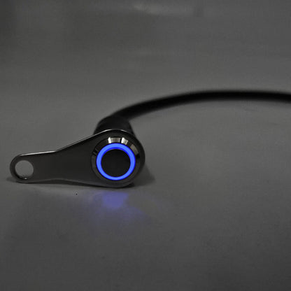 Blue LED Motorcycle Switch ON/OFF Push Button for Handlebar 12V Fog Light
