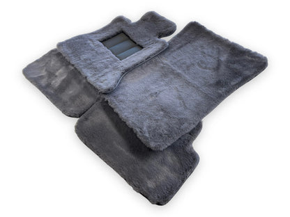 Dark Gray Sheepskin Floor Mats for Rolls Royce Cullinan (2019-2023)