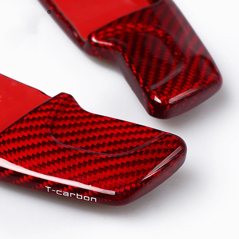 2 x Carbon Fiber Shift Paddle Extensions for BMW 5 Series