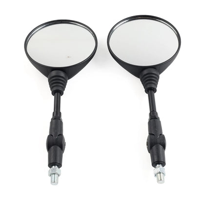 Universal 10mm Folding Side Rearview Mirrors for Dirtbike Motorcycle