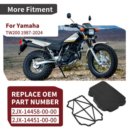 Air Filter Element Foam for Yamaha TW200 Trailway (87-24) + Guide Holder