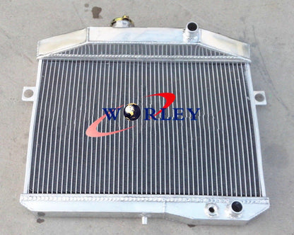 3 Row Aluminum Radiator + Fan for Volvo Amazon P1800 B18 B20 (59-70)