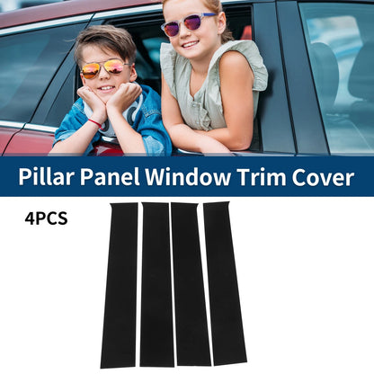 4 Pcs Pillar Window Trim Cover for Chevrolet Silverado 1500 (2014-2018)