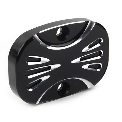 CNC Cut Rear Brake Master Cylinder Cover for Harley Electra Glide Road King