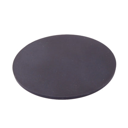 Black Carbon Fiber Water Cup Holder Pad Mat Cushion Non-Slip for Car