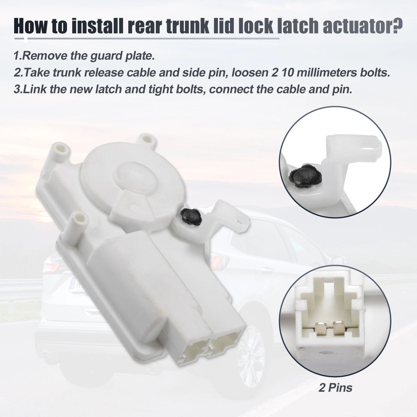 Tailgate Lock Actuator for Honda Fit (2007-2008)