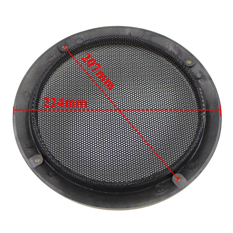 6.5" Speaker Cover Panel Coaxial Steel Sub Mesh Grills Cover 185mm Golden Frame