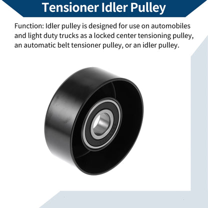 Drive Belt Idler Pulley for Ford Escort (1998-2003) - 1 x Quality Replacement