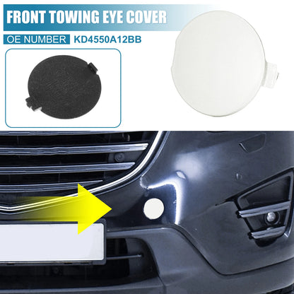 Front Bumper Tow Hook Cover for Mazda CX-5 (2013-2016) White
