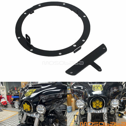 Headlight Bracket Mount for Harley Touring, Street Glide, Road King, Tri Glide (2009-2023)