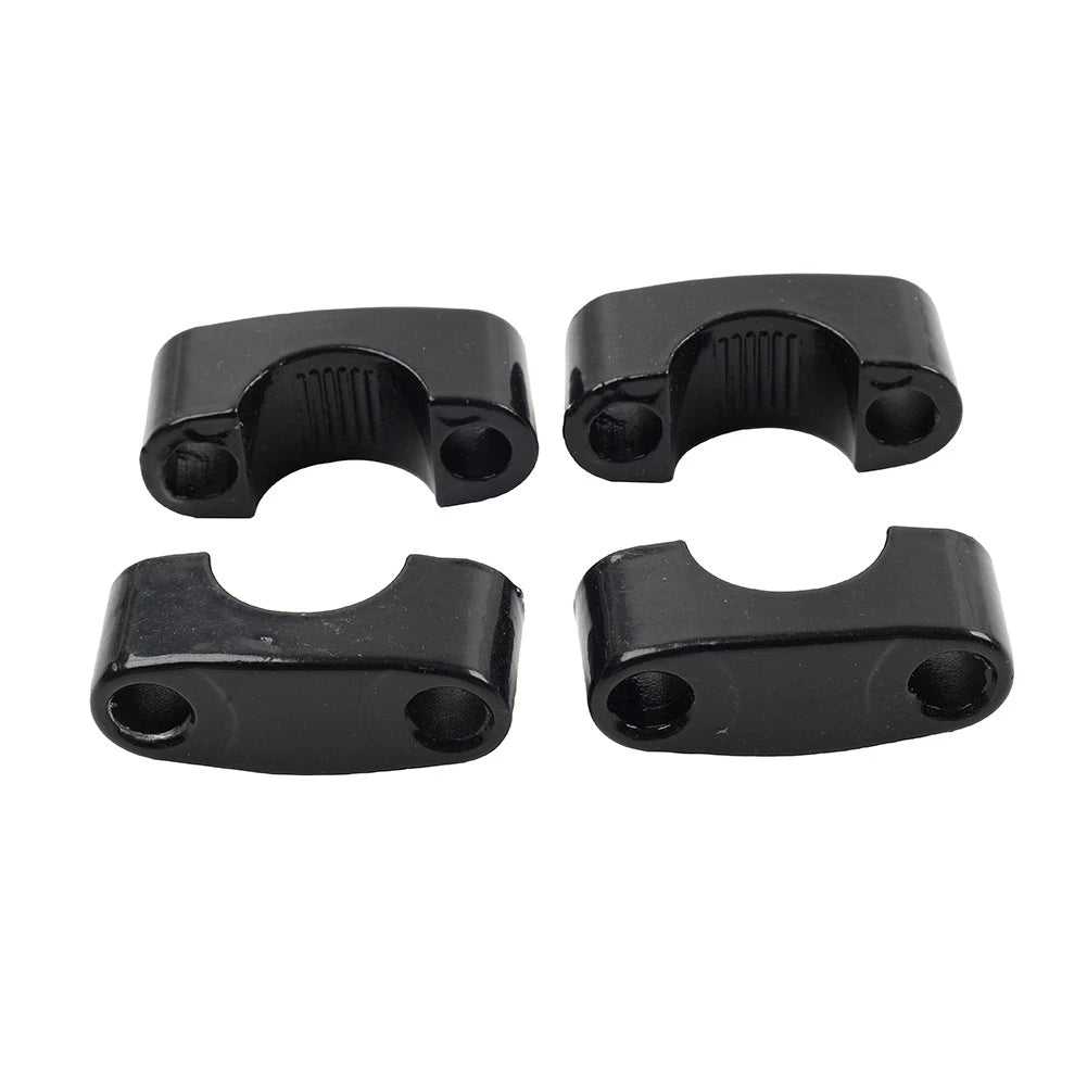 Black 22mm 7/8" Handlebar Mount Clamp Riser for Dirt Pit Bike ATV