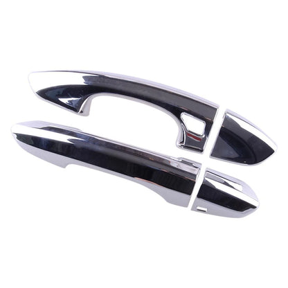 Silver Exterior Door Handle Cover Trim for Ford Edge (2015-2021)