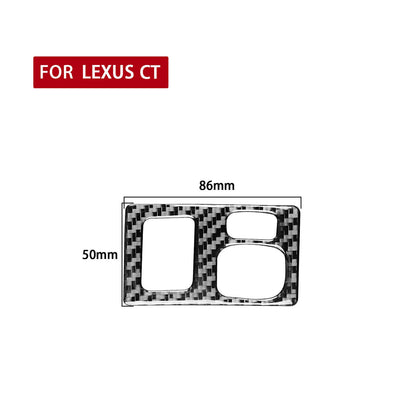 Carbon Fiber Headlight Switch Button Cover for Lexus CT200h (2011-2017)