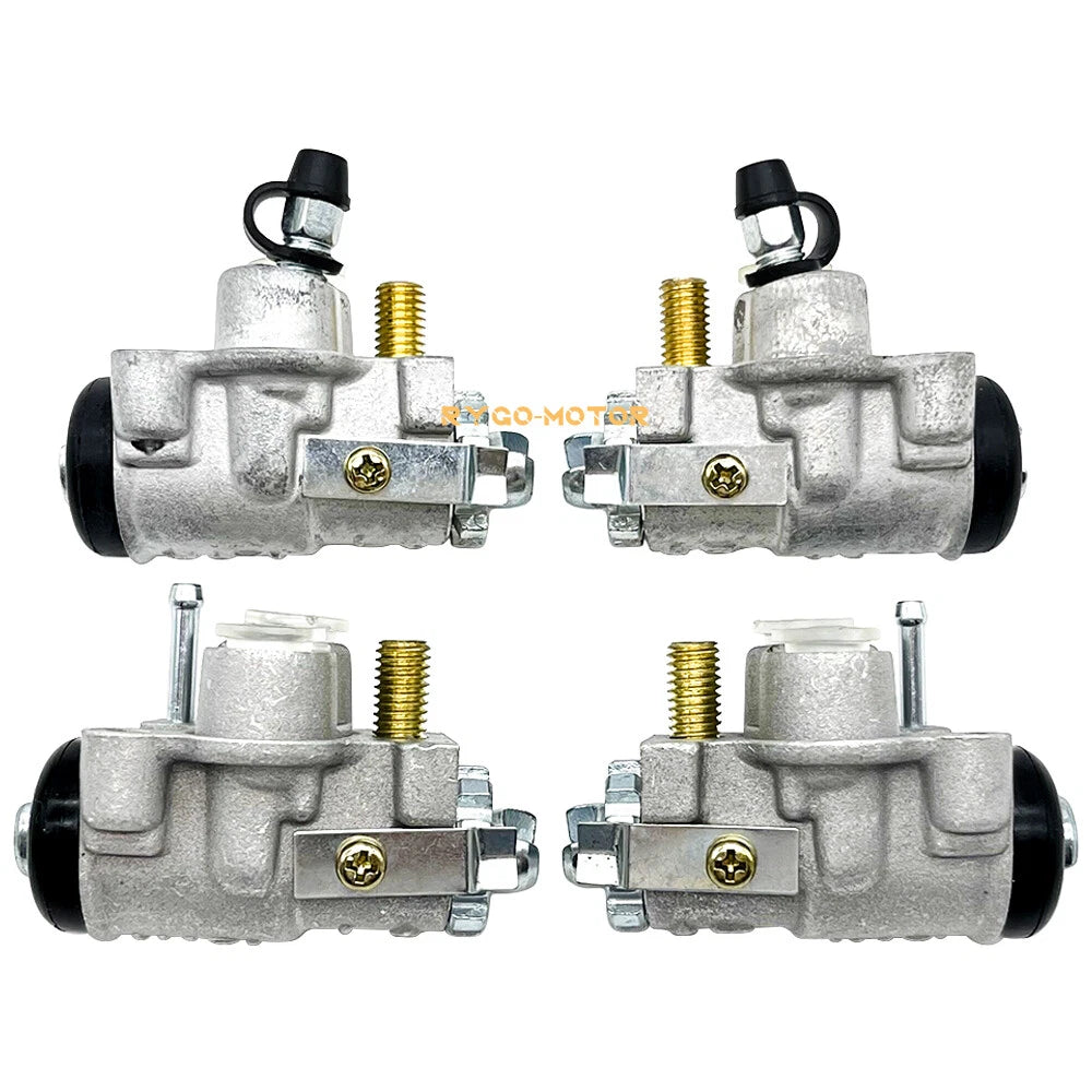 4x Front Brake Wheel Cylinders With Shoes for Honda Rancher TRX350 (2000–2006)