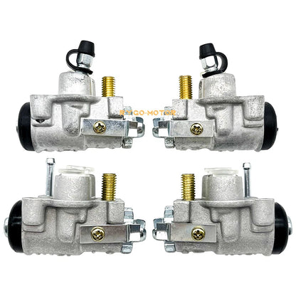 4x Front Brake Wheel Cylinders With Shoes for Honda Rancher TRX350 (2000–2006)