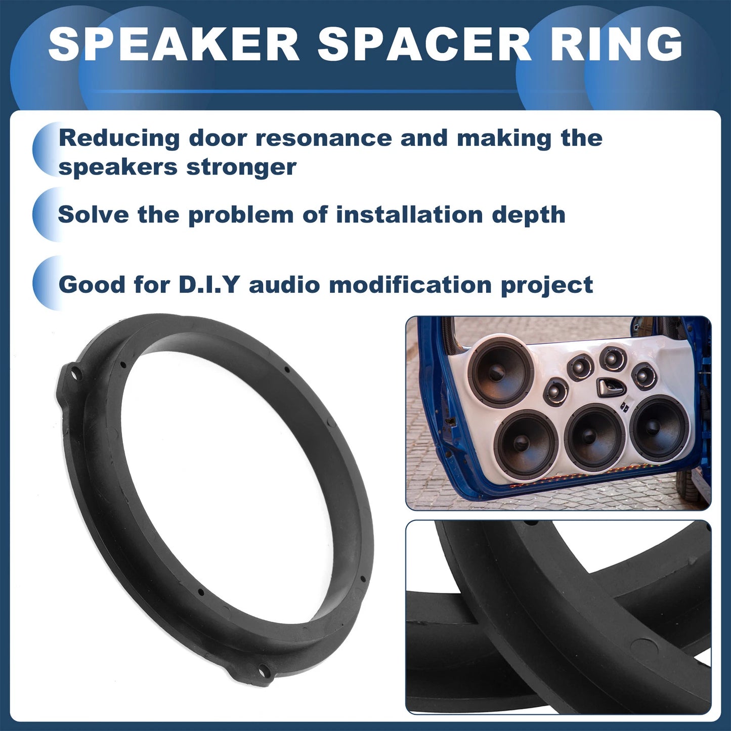 Tweeter Speaker Spacer Adapter for Ford Transit Custom (2014-2023)