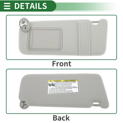 Car Sun Visor for Toyota Venza 2009-2015 with Mirror (2009-2015)