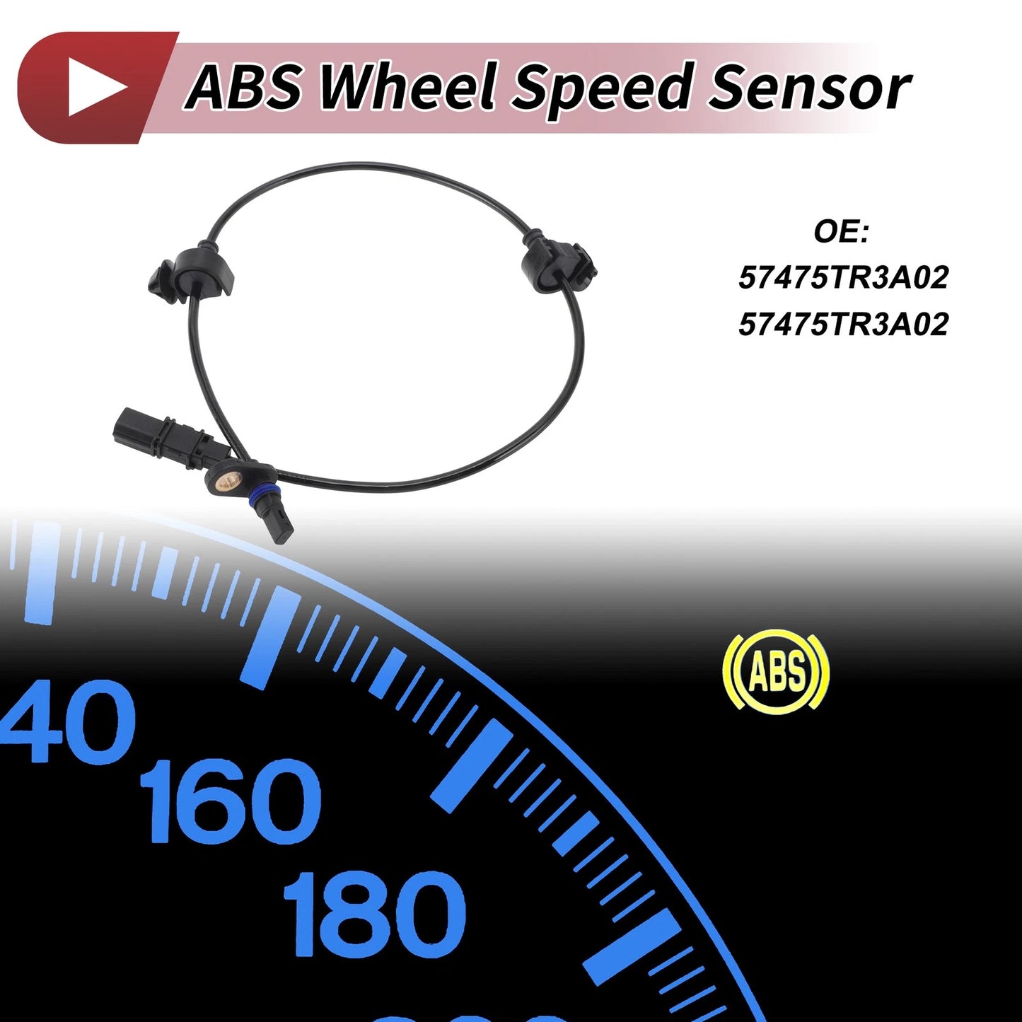 ABS Wheel Speed Sensor for Honda Civic Coupe Rear Left (2016-2021)