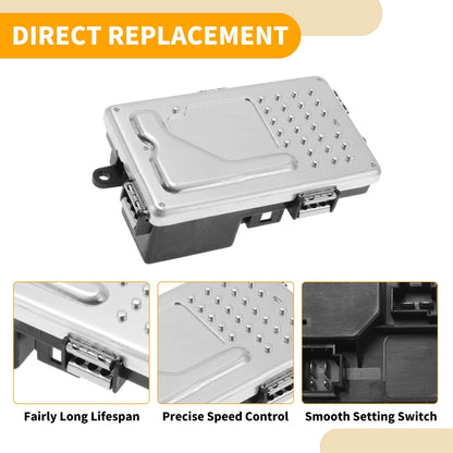 HVAC Blower Motor Resistor for Porsche Panamera (2010-2016) Plastic Metal