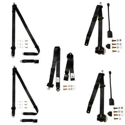 Complete Bucket Seat Belt Kit for Chrysler Valiant Sedan (1970-1978)
