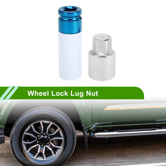 1 Set Wheel Lock Lug Nut Anti-theft Screw Removal Key Socket Type H for Toyota
