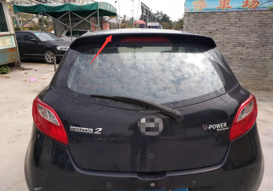 Gloss Black Boot Spoiler Wing ABS for Mazda 2 M2 5dr HB (2008-2014)