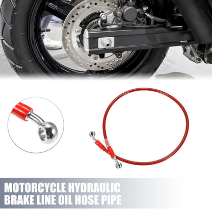 Brake Line Hydraulic 80cm 10mm ID Red for Motorcycle