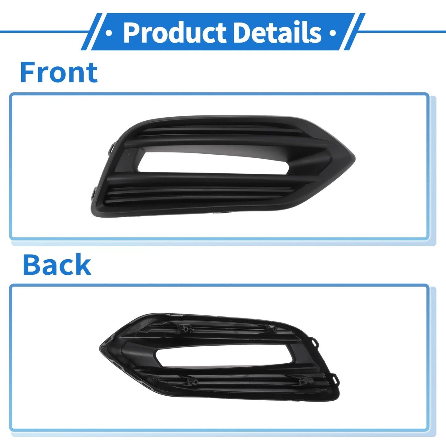 Front Right Fog Light Grill for Honda HR-V (2019-2022)