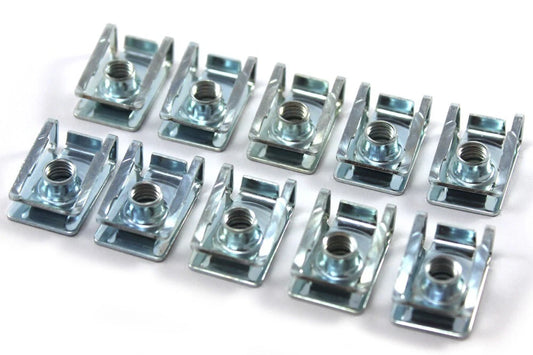 10x m6 6mm Helmet Clip Nut for Aprilia Fairing