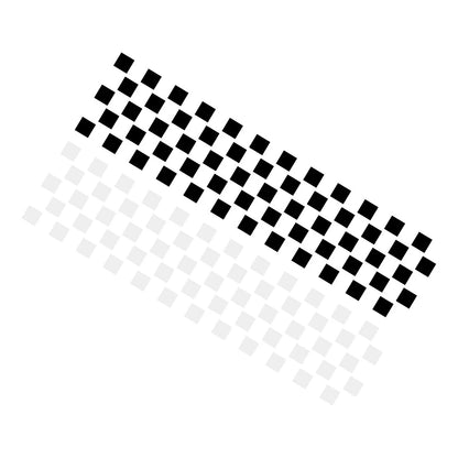 Chequered Flag Vinyl Graphic Decal for Universal Car Racing