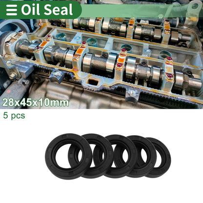 Oil Seal / 28x45x10mm / Shaft Seal NBR Rubber