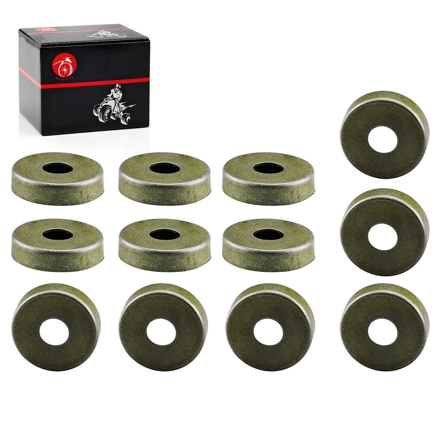 12PCS A-arm Thrust Dust Cover Pivot Seal Cap for Yamaha BANSHEE 350 (1987–2006)