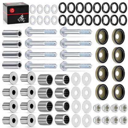 Upper/Lower A Arm Bushings Seals Kit for Suzuki Z400/LTZ400, Arctic Cat 400 DVX