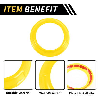 AC Vent Dashboard Decoration Rings for Jeep Wrangler JK JKU (2011-2017)