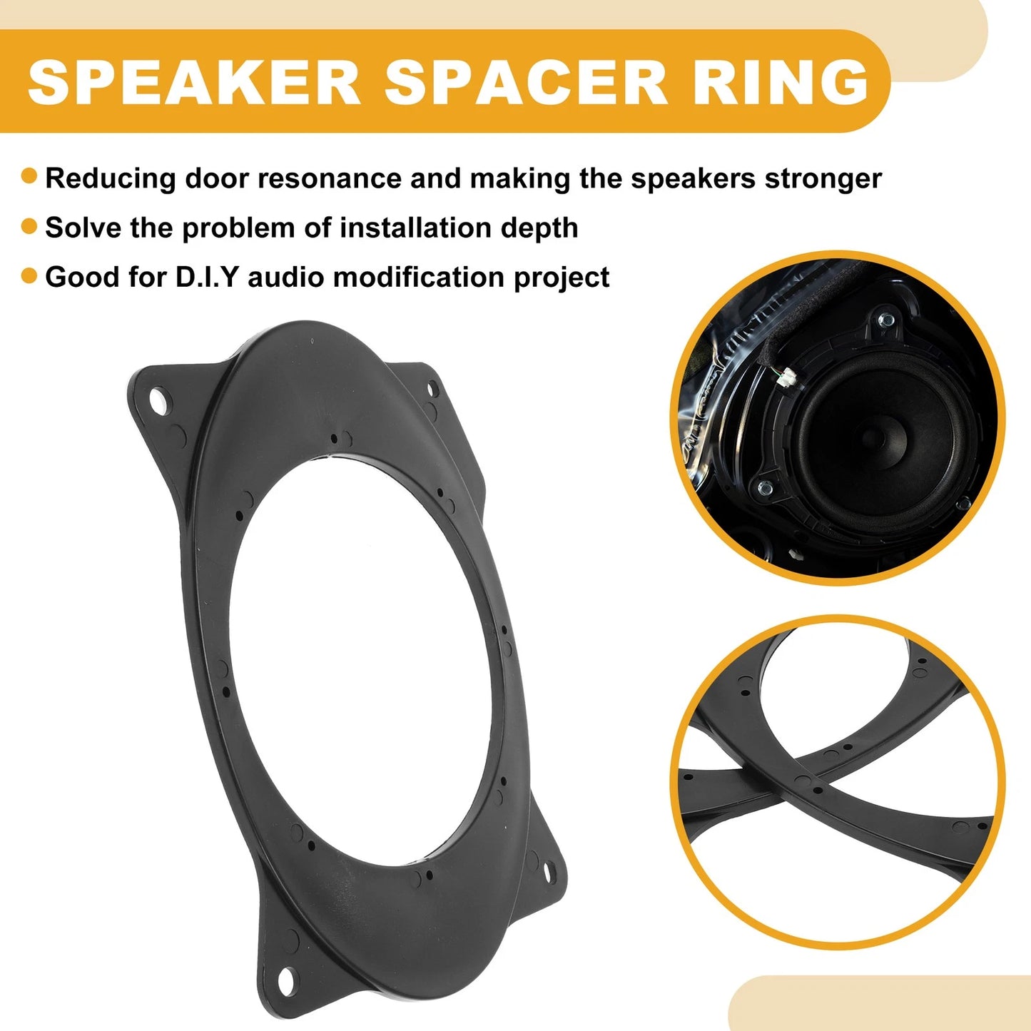 Speaker Spacer Rings for Toyota Corolla (2007-2018)