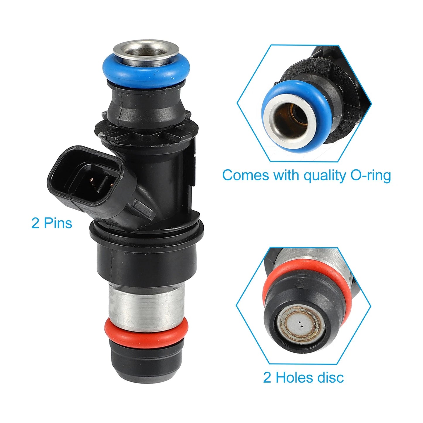 4 x Car Fuel Injector Nozzle for Chevy S10 Base LS 2.2L (2000 - 2003)