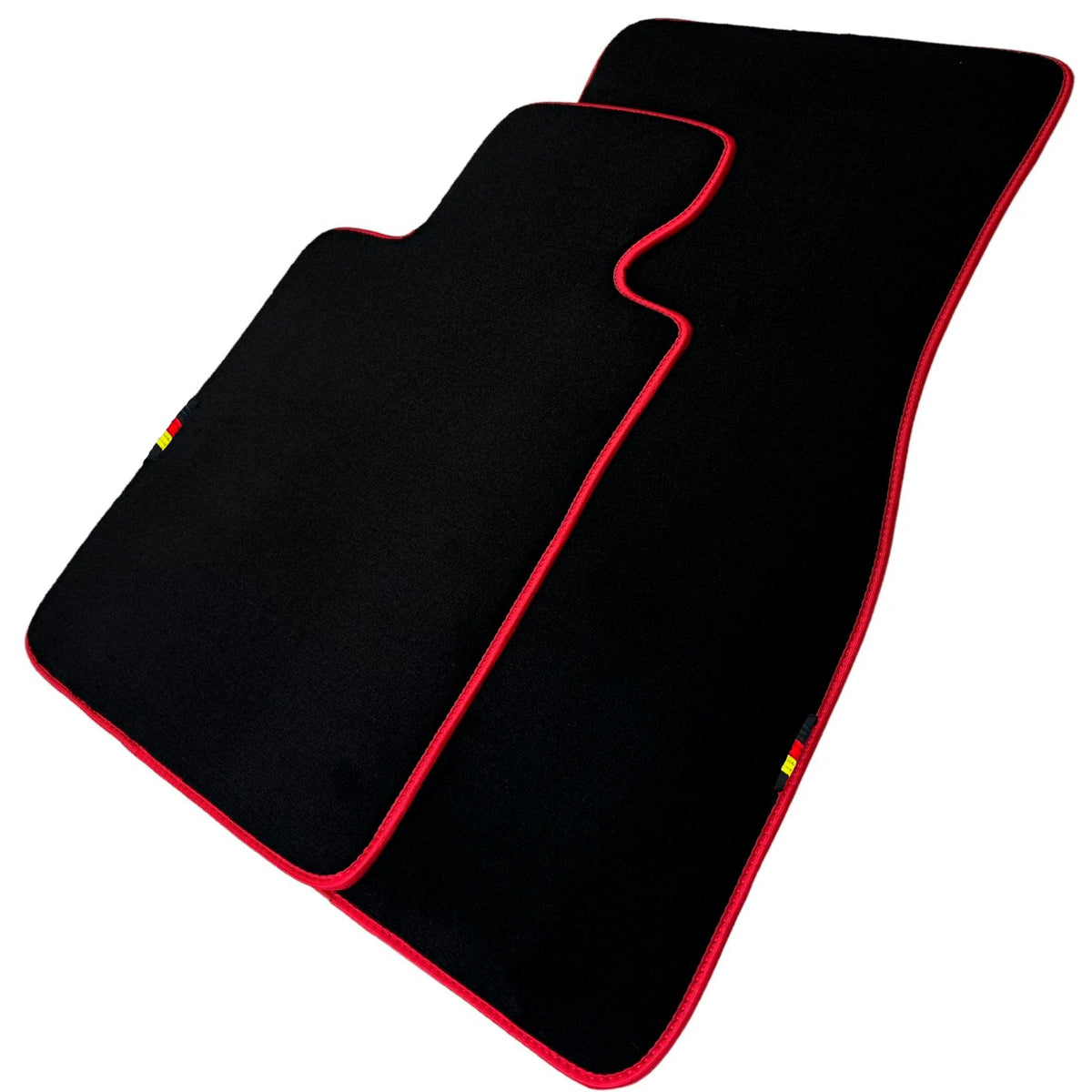 Black Floor Mats for BMW 3 Series M3 E36 with Red Trim (1992-1999)