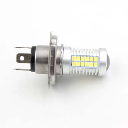 54SMD Auto Motorcycle Headlight H4 LED Lamp Bulb AC DC 6V 8W 1000LM White