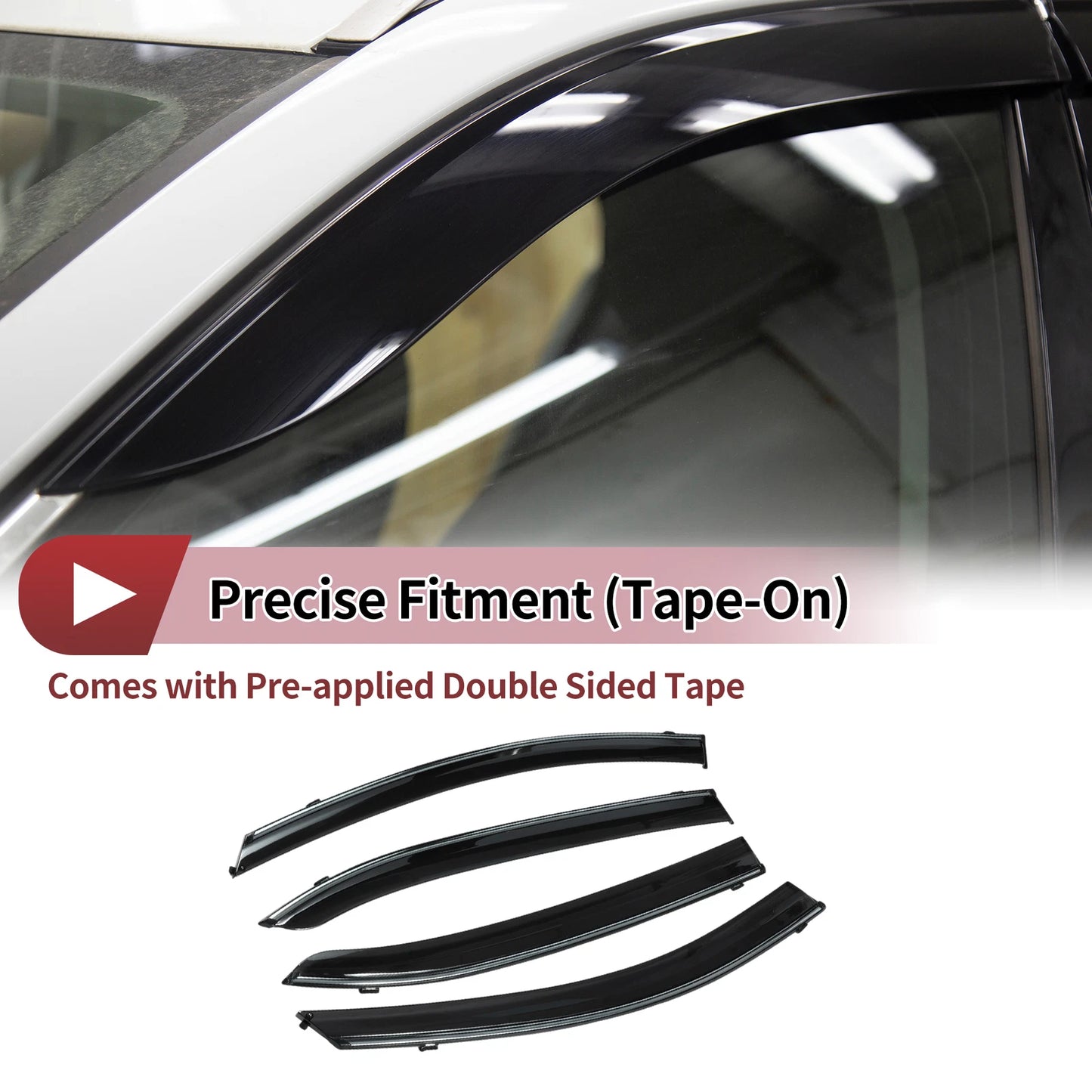 Window Deflectors for Mazda 3 Sedan Hatchback 2014-2018 Side Vents