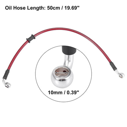 Universal 50cm Motorcycle Brake Clutch Oil Hose Line Pipe for Motorcycle