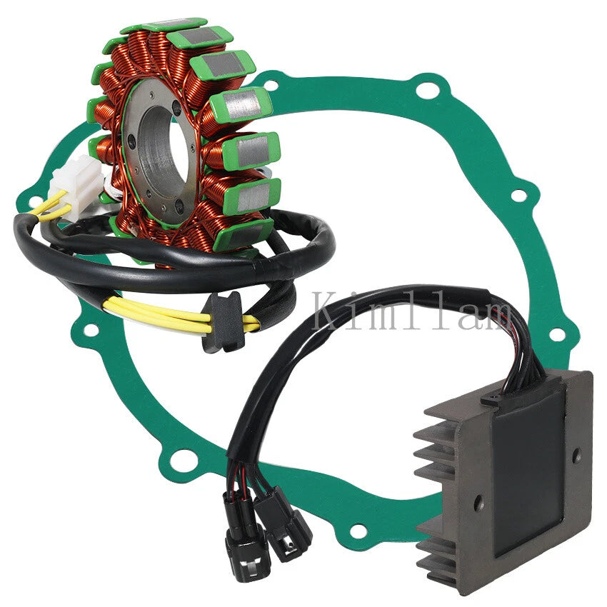 Stator Coil, Regulator Rectifier, Gasket for Suzuki SFV400, SFV650 (2009-2015)