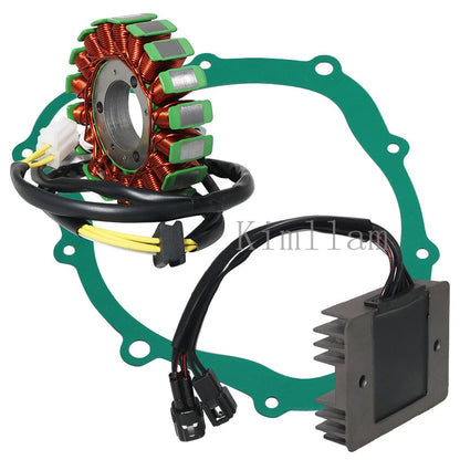 Stator Coil, Regulator Rectifier, Gasket for Suzuki SFV400, SFV650 (2009-2015)