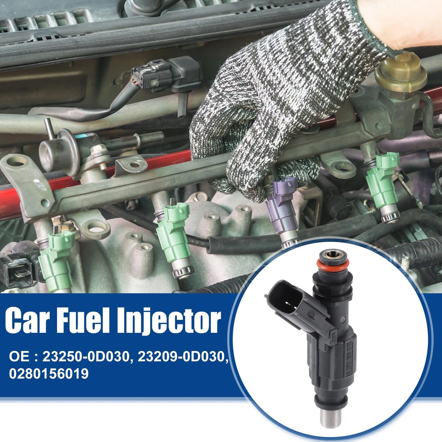 4 x Fuel Injector Nozzles for Toyota Corolla (2002-2007)