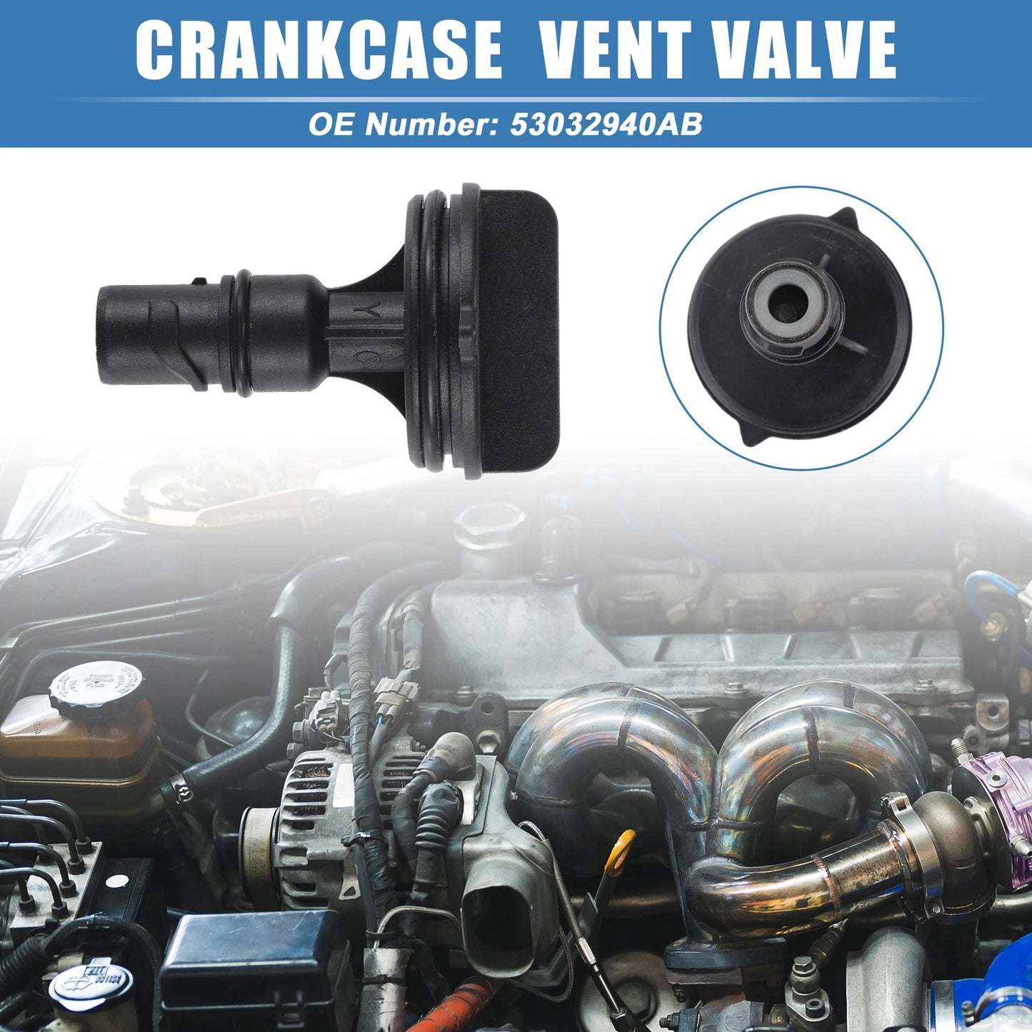 Engine Crankcase Vent PVC Valve for Dodge RAM 1500/2500